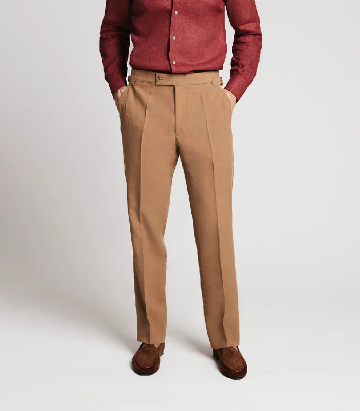 Tan Linen Trousers