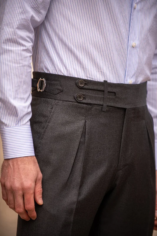 Dark grey Limited Edition trousers - Made in Italy