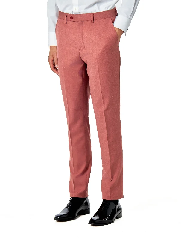 BURNT PINK FORMAL TAILORED DRESS SUIT TROUSERS