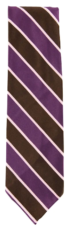 Finamore Napoli Purple Silk Tie