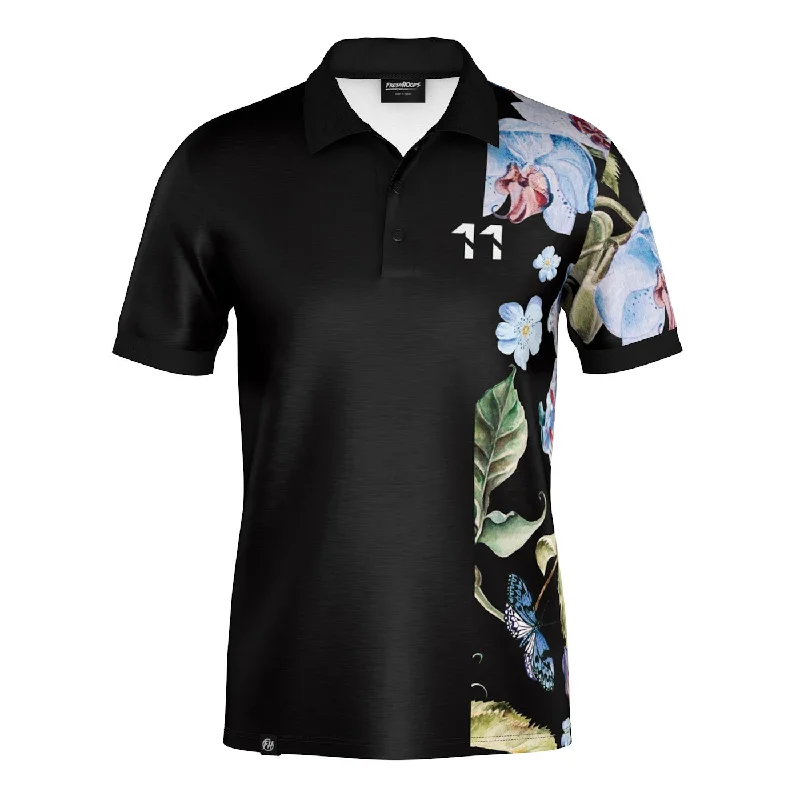 Striped Men's TopsBlack Orchid Polo Shirt