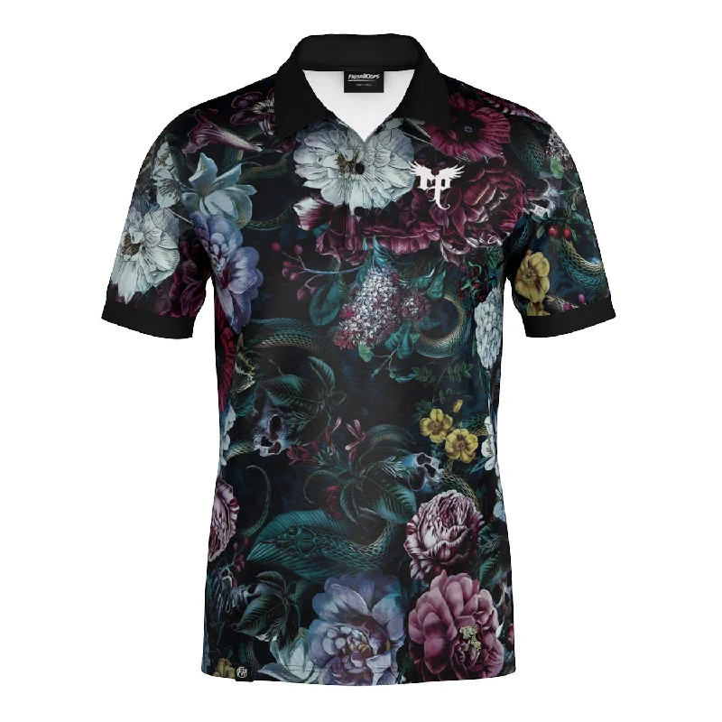 Men's Shirts with Scoop NecksBotanic Realm Polo Shirt