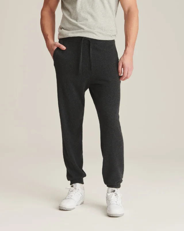 Men's Shirts with High NecksCashmere Relaxed Jogger