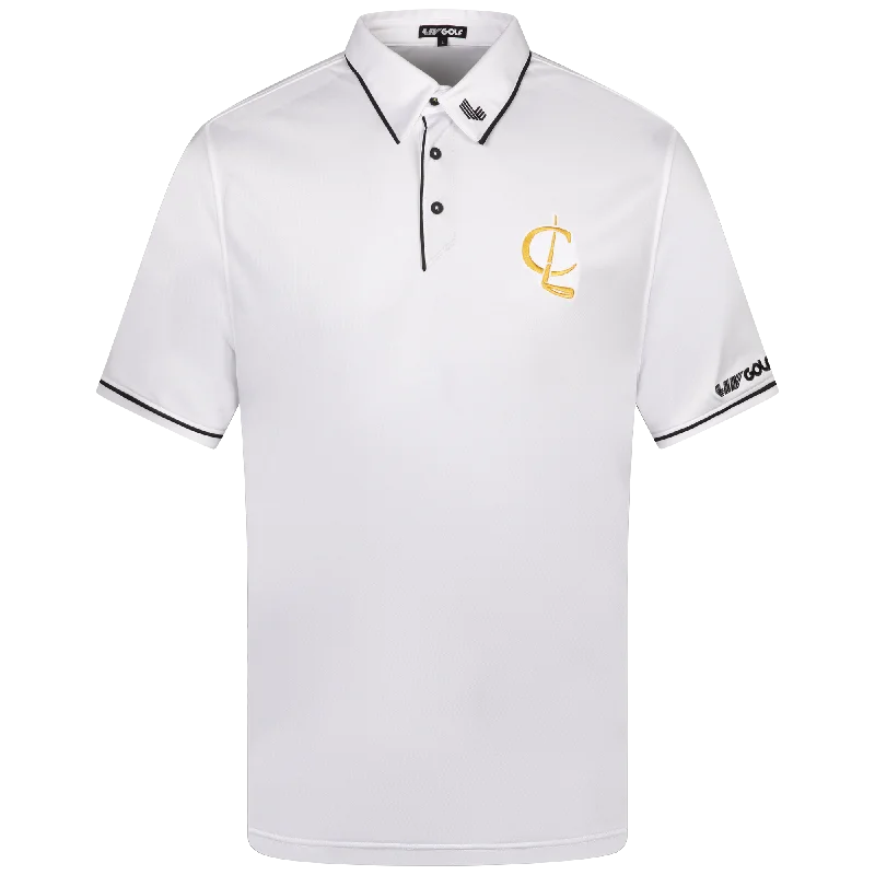 Men's Shirts with Hook-and-Loop ClosuresCleeks GC | Men's Logo Polo