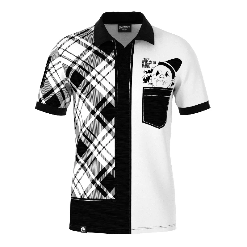 Men's Shirts with Scoop NecksCreepy Circus Polo Shirt