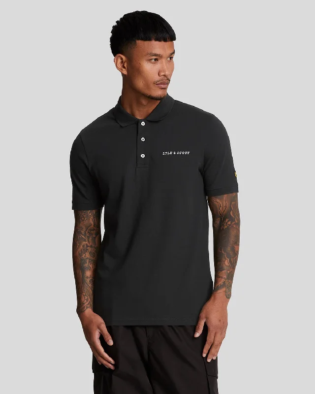 Men's Shirts with Embellished SleevesEmbroidered Polo Shirt