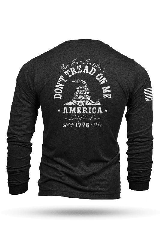 Casual Men's T-ShirtsDon't Tread On Me - Long Sleeve T-Shirt