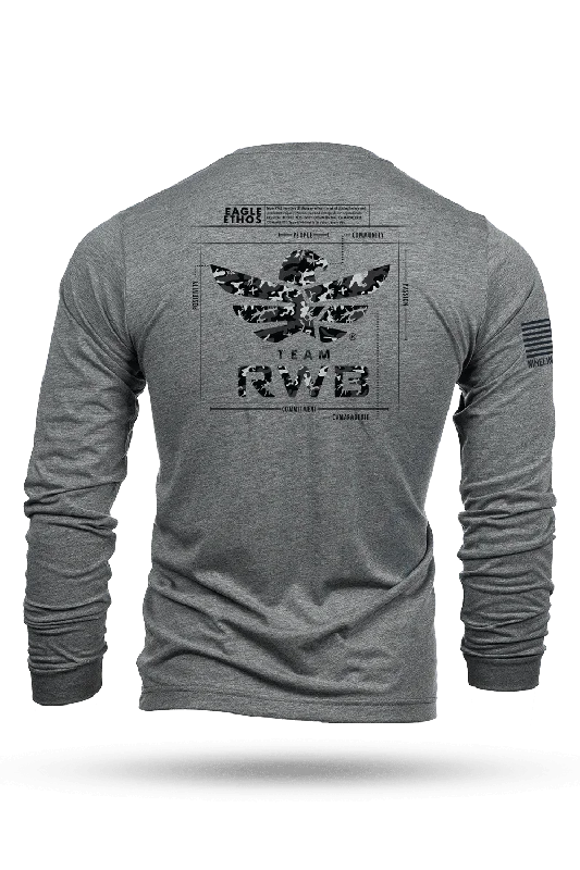 Men's Flowy Shirts for a Relaxed LookTeam RWB Eagle Ethos Schematic - Long-Sleeve T-Shirt