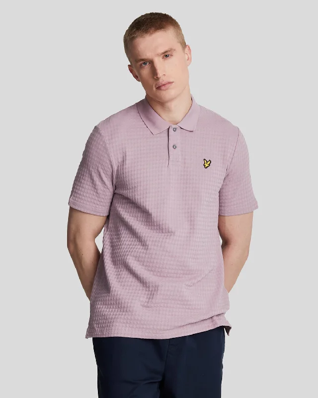 Men's Shirts with Custom MonogramsMicro Argyle Polo Shirt