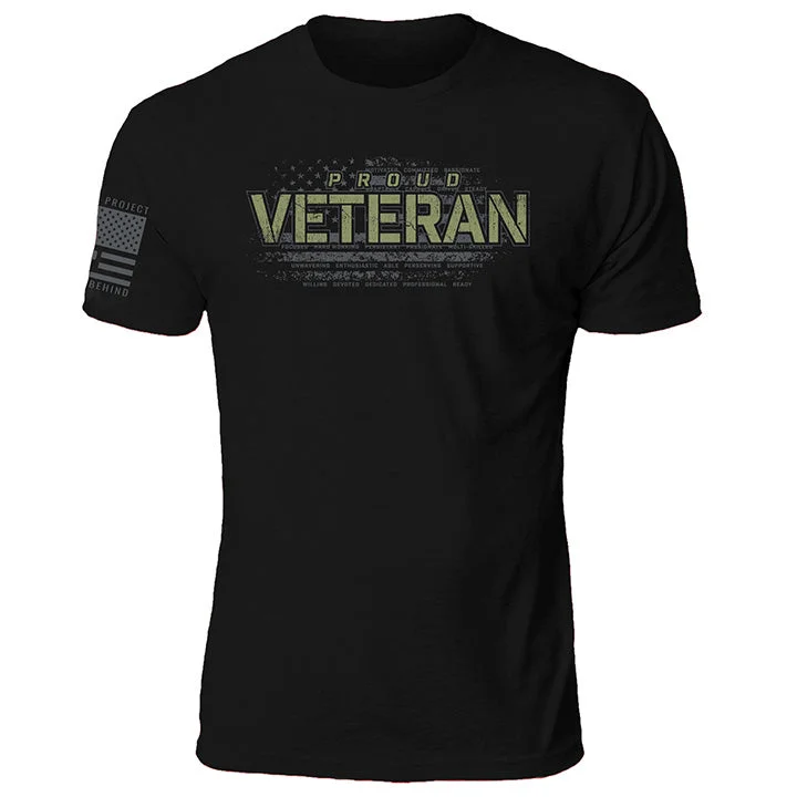 Men's Shirts with Custom MonogramsProud Veteran