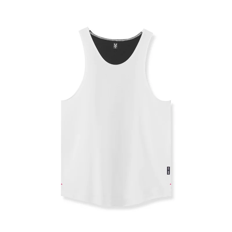 Men's Shirts with High Necks0808. Supima® Vented Tank - White