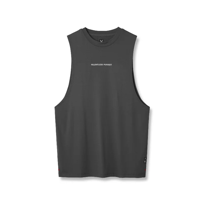 Men's Casual Shirts for Everyday Wear0837. 3D-Lite® 2.0 Lycra® Muscle Tank - Space Grey "RP"