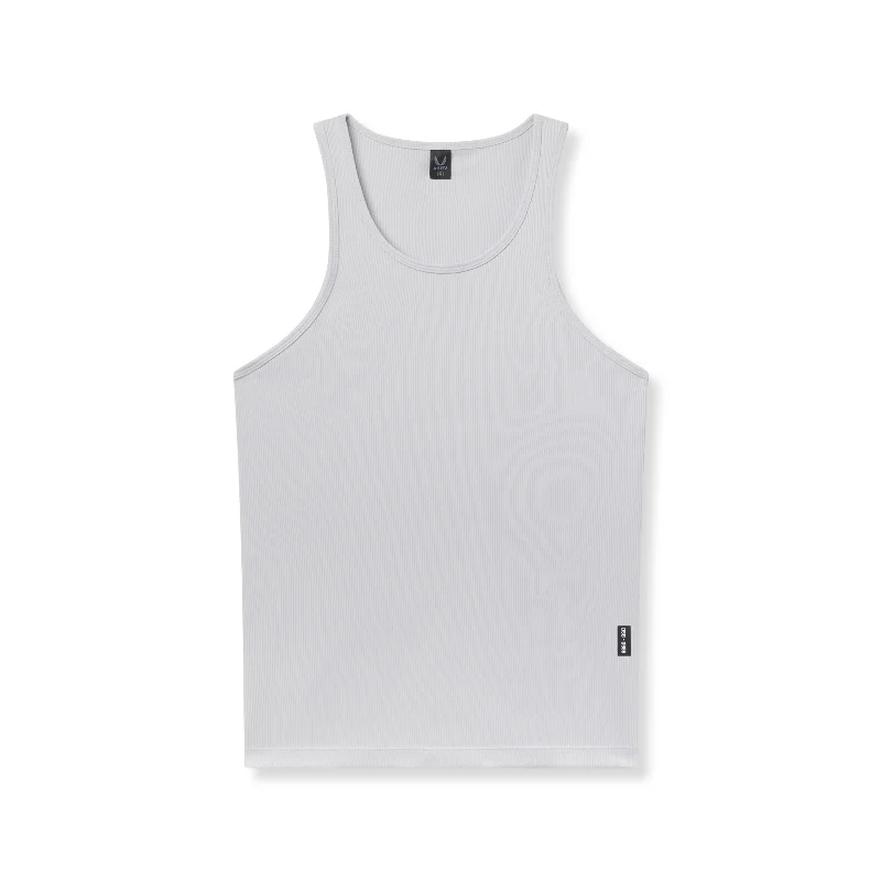 Men's Shirts for Boating0986. Creora® Tech Ribbed Tank - Light Grey