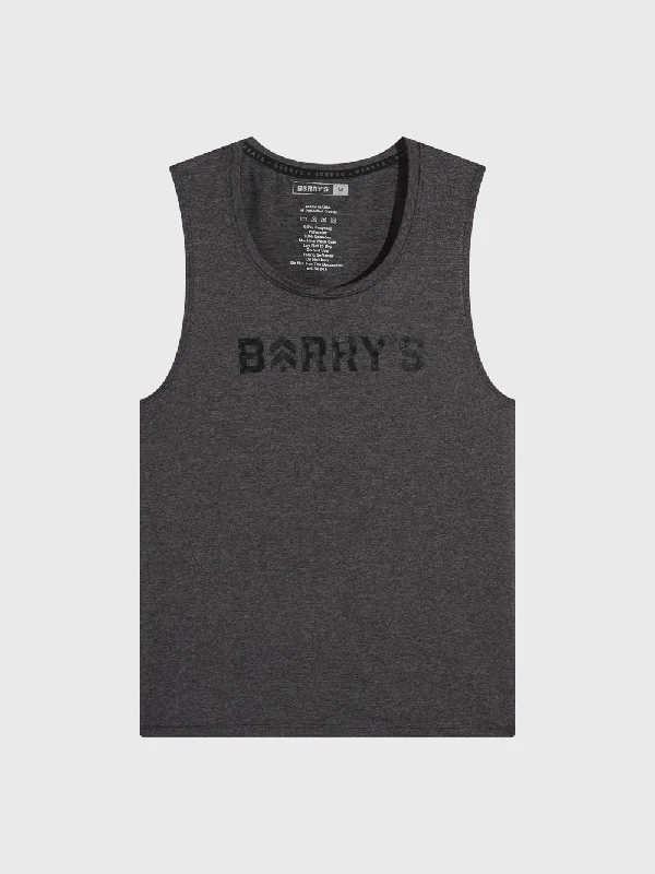 Men's Shirts with Patchwork PatternsBARRY'S BLACK JOEY TANK