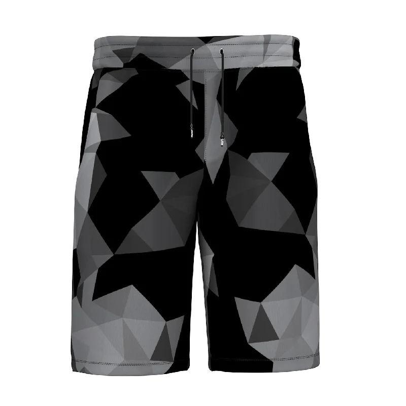 Men's Pants with UV ProtectionCubes Black Shorts