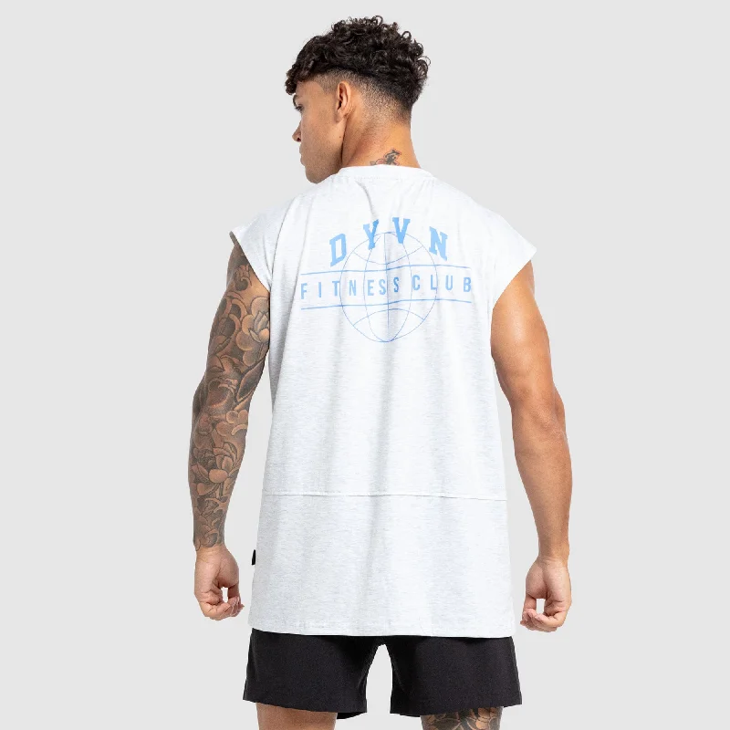 Men's Shirts with UV ProtectionDYVN' Fitness Club Cut Off Tank - Grey Marl