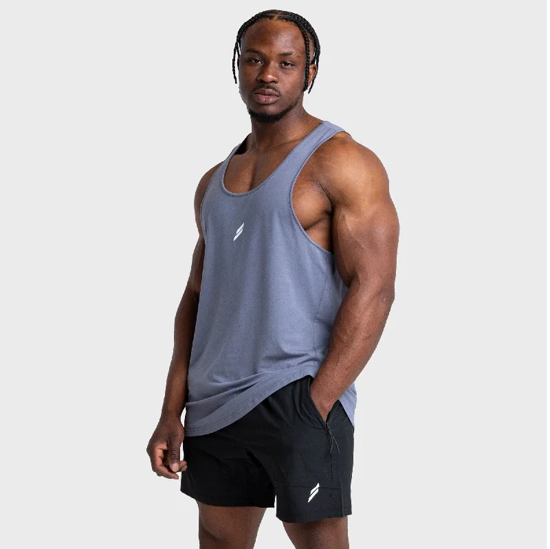 Men's Shirts with Double-Breasted DesignsMark Singlet - Charcoal