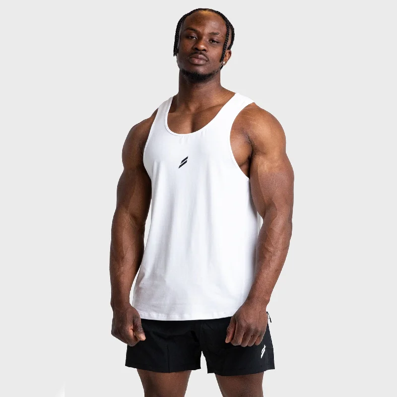 Men's Shirts with Pin CollarsMark Singlet - White