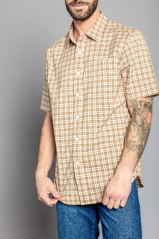 Men's V-Neck T-Shirts for a Flattering ShapeChute Mini Check Dress Shirt