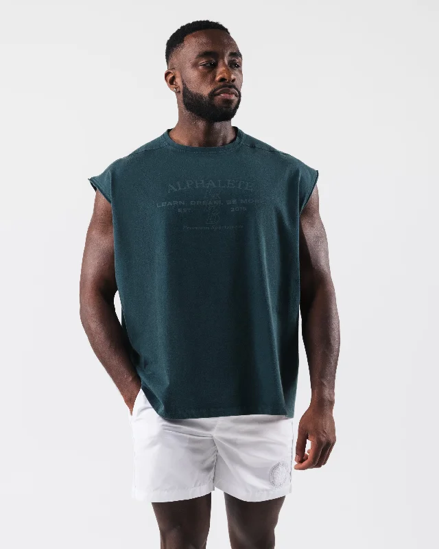 Layered Men's VestsVintage Muscle Tank - Oasis