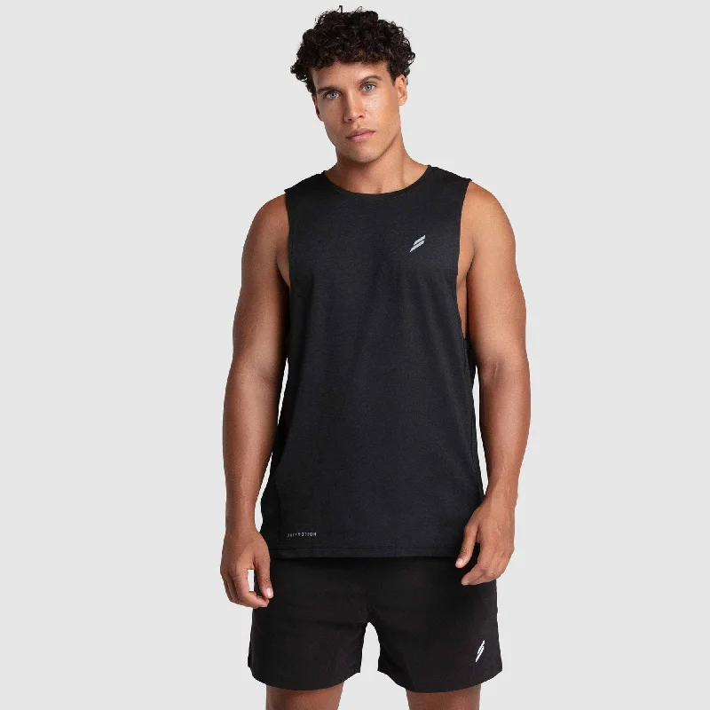 Men's Shirts with Patch PocketsPuremotion Muscle Tank V3 - Black