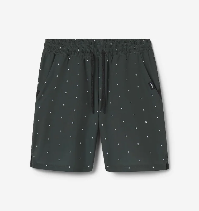 Men's Patterned Pants with Geometric DesignsStride Short [7.5"]