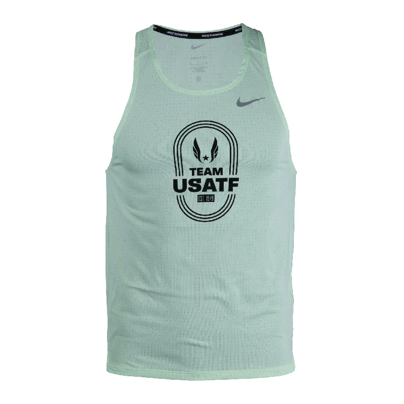 Men's Shirts with Short PlacketsNike USATF Men's Fast Dri-FIT Running Singlet