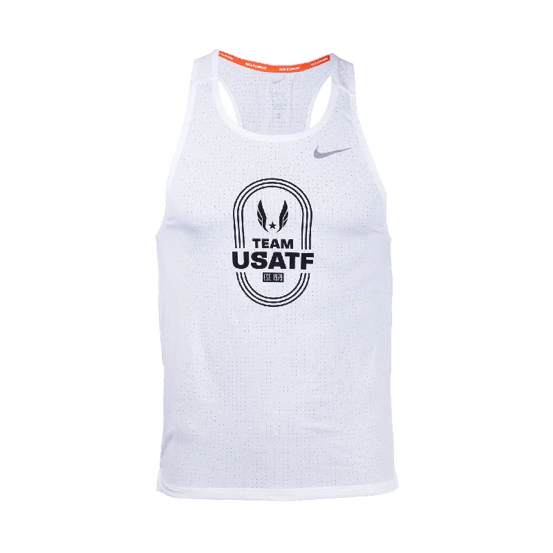 Men's Shirts with French CuffsNike USATF Men's Fast Dri-FIT Running Singlet