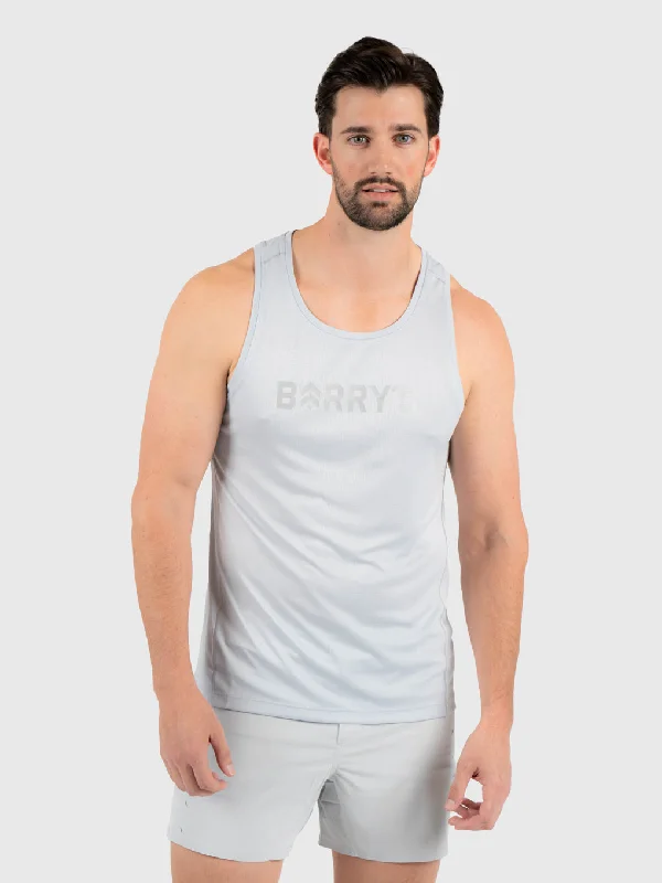 Men's Shirts with Logo EmbossmentsTEN THOUSAND LIGHT GREY LIGHTWEIGHT TANK