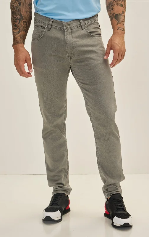 Men's Skinny JeansSuper Soft 5-pocket Style Pants - Grey