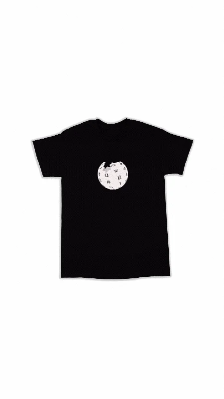 Men's Shirts with Hook-and-Loop ClosuresGlobe black t-shirt (Unisex)