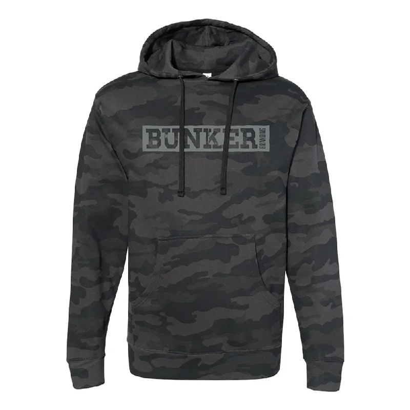 Men's Hoodies with Sublimated GraphicsBunker Black Camo Hoodie