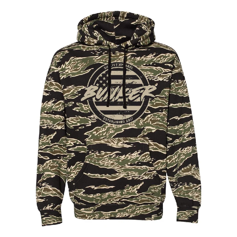 Men's Hoodies for StreetwearBunker Tiger Camo Hoodie