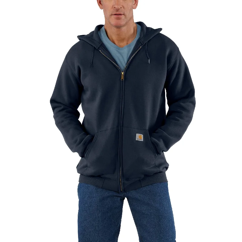 Men's Hoodies for TravelCarhartt Men's Midweight Zip Hooded Sweatshirt_New Navy