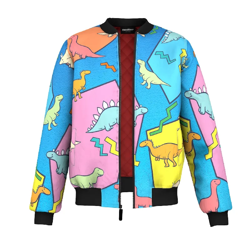 Men's Coats with Vintage StyleDino Bomber Jacket