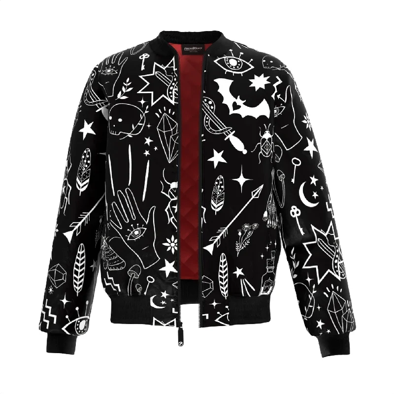 Unique Men's Flight JacketsEnchanted Items Bomber Jacket