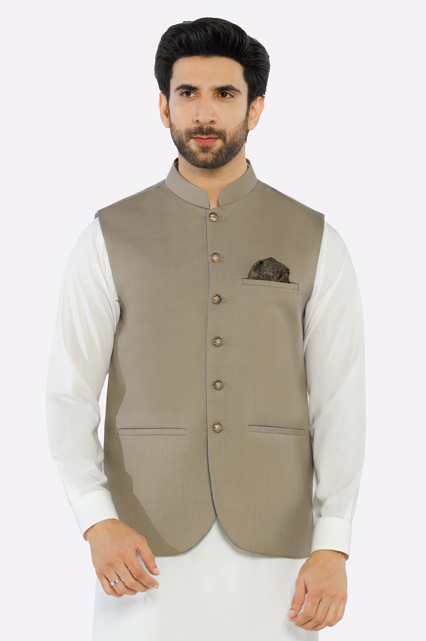 Best Men's Leather CoatsBeige Waistcoat