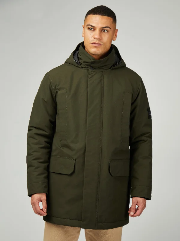 Men's Coats with ButtonsHeavy Parka - Camoflage