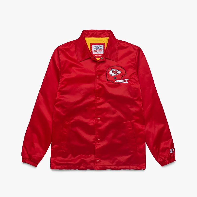 Men's Coats for Big and TallHOMAGE X Starter Chiefs Coach's Jacket