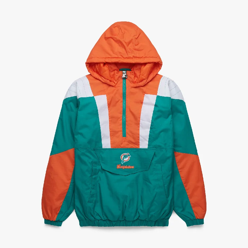 Men's Coats with Synthetic InsulationHOMAGE X Starter Dolphins Pullover Jacket