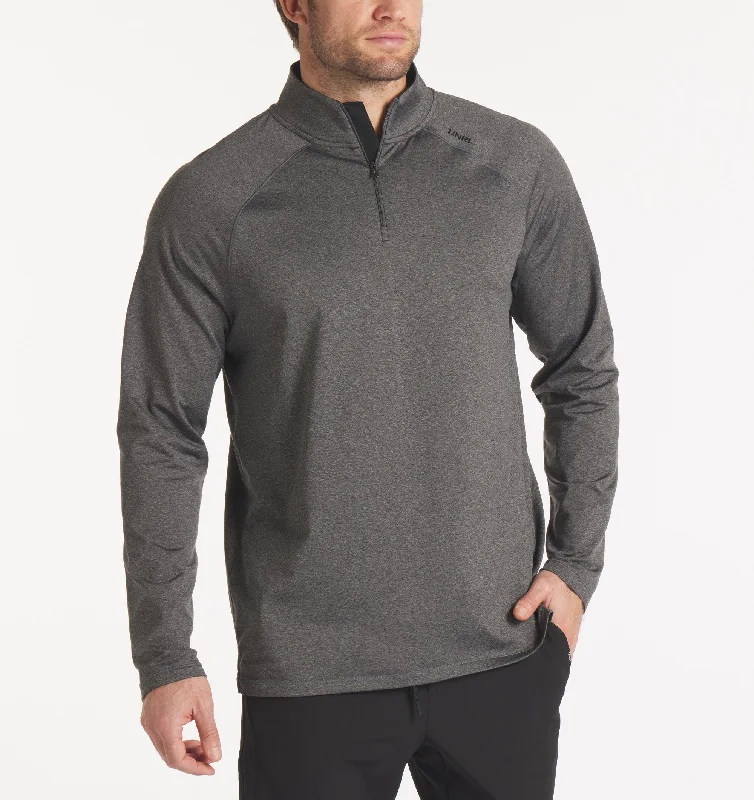 Men's Hoodies with Wind-Resistant FabricInterlock Quarter Zip