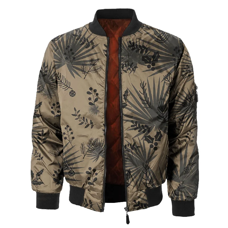 Men's Coats with Ripstop FabricNature Disguise Bomber Jacket