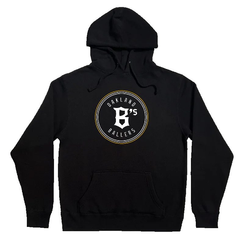 Men's Hoodies with Security PocketsOakland Ballers Logo Heavyweight Hoodie