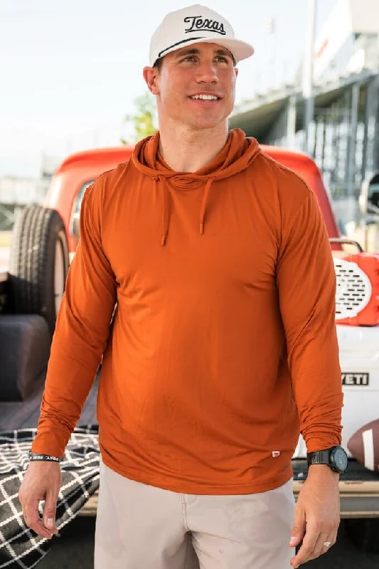 Men's Hoodies with Kangaroo PocketsPerformance Hoodie - Orange