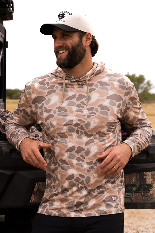 Elevated Men's Lounge HoodiesPerformance Hoodie - Pintail Camo