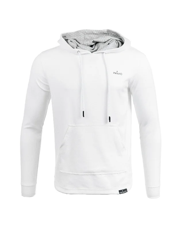 Men's Hoodies with Flannel LiningWhite Hoodie