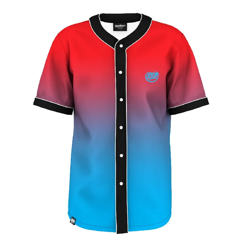 Casual Men's T-ShirtsRed Blue Jersey