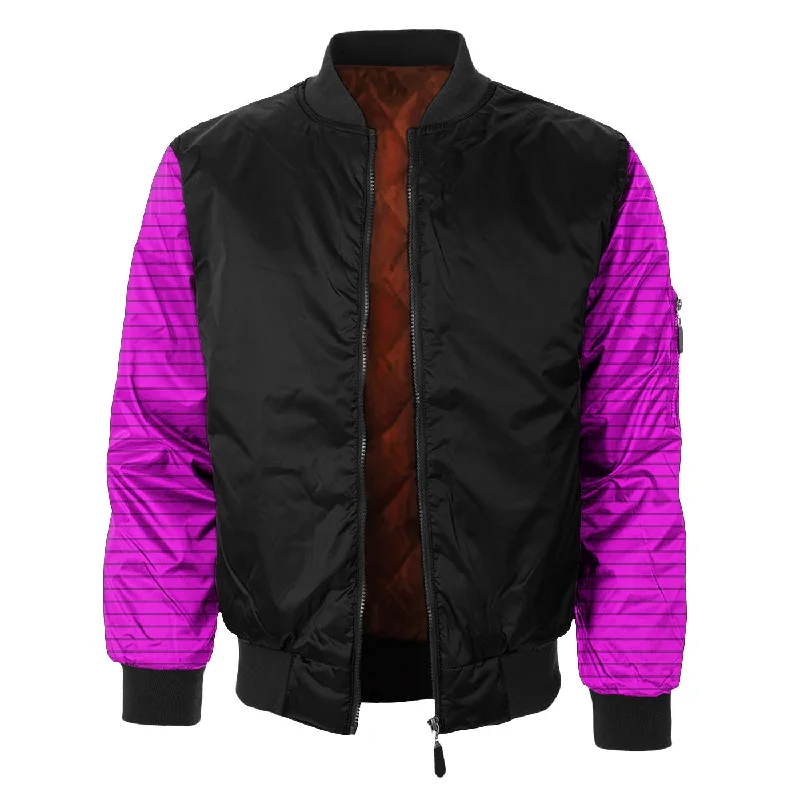 Men's Coats with ZippersRetro God Bomber Jacket