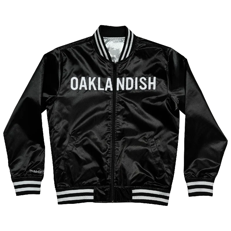 Men's Shirts for FishingMitchell & Ness x Oaklandish Reversible Satin Jacket