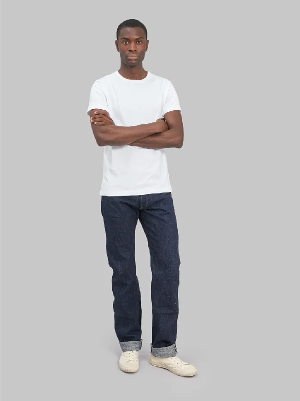 Men's Straight-Leg Jeans in Dark WashSamurai Jeans S500AX "AI Plus" 18oz Regular Straight Jeans